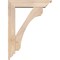 Ekena Millwork Legacy Traditional Smooth Bracket w/ Offset Brace, Douglas Fir, 5 1/2"W x 22"D x 30"H BKT0604X22X30LEC01SDF - alternate 4